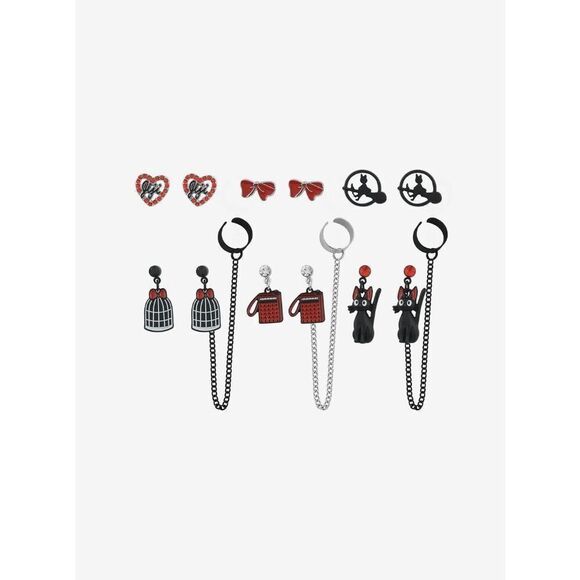 Studio Ghibli Kiki's Delivery Service Icons Cuff Earring Set - Picture 2 of 2